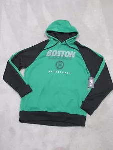 Boston Celtics NBA Basketball Mens Hooded Sweatshirt Green XL - Picture 1 of 3