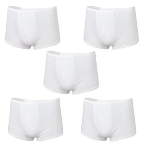 5er-Pack Herren weiße normale Saugfähigkeit waschbare Inkontinenz-Boxerslips - Bild 1 von 11