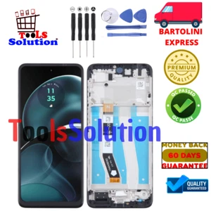 DISPLAY PER MOTOROLA MOTO G14 XT2341-3 LCD VETRO SCHERMO + FRAME PARI ORIGINALE - Zdjęcie 1 z 1