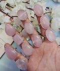 Rose Quartz 925 Sterling Silver Plated Rings Lot, Gemstone Jewelry,Gift Her~