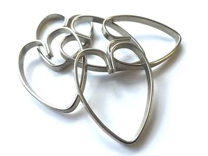 CON FORMA DE CORAZÓN LLAVERO ANILLO DIVIDIDO CIERRE LLAVERO ACCESORIO ÚNICO - Imagen 1 de 6