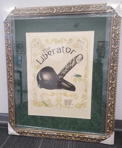 Kiera Dooley, signed lithograph, framed, matted, print "The Liberator" 42.5x32.5 - Picture 1 of 2