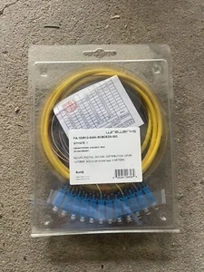 Wirewerks SC/UPC Pigtail Single mode OS2 OFNP 12 Fiber 900um 24" Legs 3 Meters - Picture 1 of 3