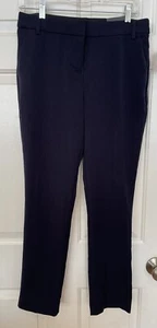 Maurices Dress pants womens size 6 regular fit Straight mid rise Navy Blue NWT - Picture 1 of 6
