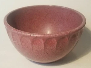 Boonton Pink Melmac Melamine Splatter Confetti 7 3/8" 2Qt Thumbprint Mixing Bowl - Picture 1 of 7