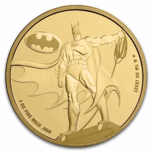 1 oz 25$ Samoa Goldmünze DC Comics - Batman 2023 BU - Picture 1 of 7