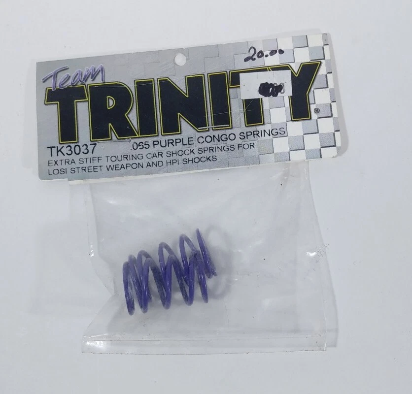 Trinity Losi HPI Congo Shock Spring Touring Car Steel Purple Ex Stiff (2) TK3037 - Image 1 of 1