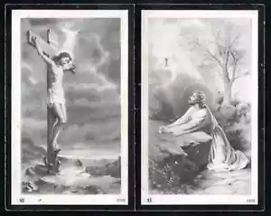 Holy card antique de Jesus santino image pieuse estampa - Foto 1 di 1