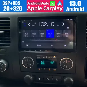 GPS Car Stereo Radio For Chevy Silverado 1500 2500 3500 09-12 Android 13 Carplay - Picture 1 of 15