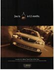 2000 Lincoln LS Motor Trend Car of the Year Vintage Magazine Print Ad/Poster
