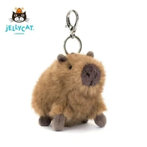 Bolso Clyde Capibara Dije 10 cm Marrón JugueteJellycat Muñeca Peluche Suave Muñeca Regalos Nuevo - Imagen 1 de 6