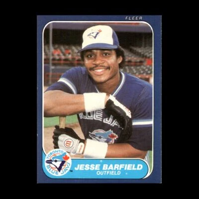 Jesse Barfield 1986 Fleer Toronto Blue Jays #52 R3138D 52 - Image 1 of 2