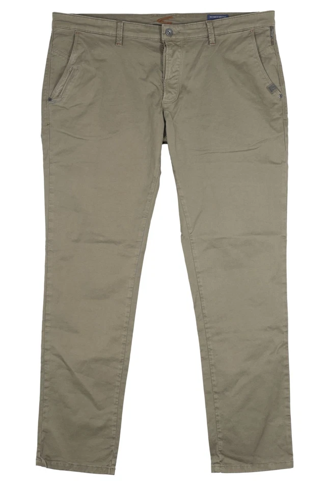 Camel Active Madison Pantalones Chinos Modern Fit Slim Hombre Stretch Beis Oliva - Imagen 1 de 1