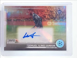 SAMUEL ILING-JUNIOR 2022 STADIUM CLUB CROMADO UEFA ROOKIE RC AUTO Q3686 - Imagen 1 de 2