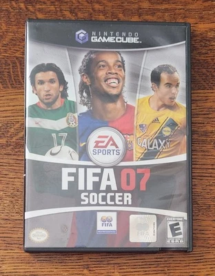 FIFA Soccer 07 (Nintendo GameCube, 2006) Game CIB Complete Tested Soccer Futbol - Image 1 of 4