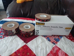 Scotch 3M 924 ATG Adhesive Transfer Tape, 1/2 inch x 36 yards 7 ROLLS - Picture 1 of 4