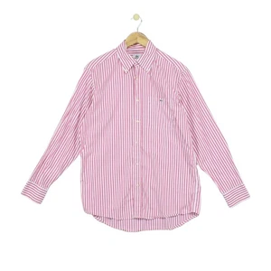 Camisa a Rayas Lacoste Para Hombre Talla 40 Rosa Abotonada​ Informal​ Manga Larga​ - Imagen 1 de 11