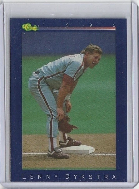 1992 Classic #152 Lenny Dykstra Philadelphia Phillies - Image 1 of 1