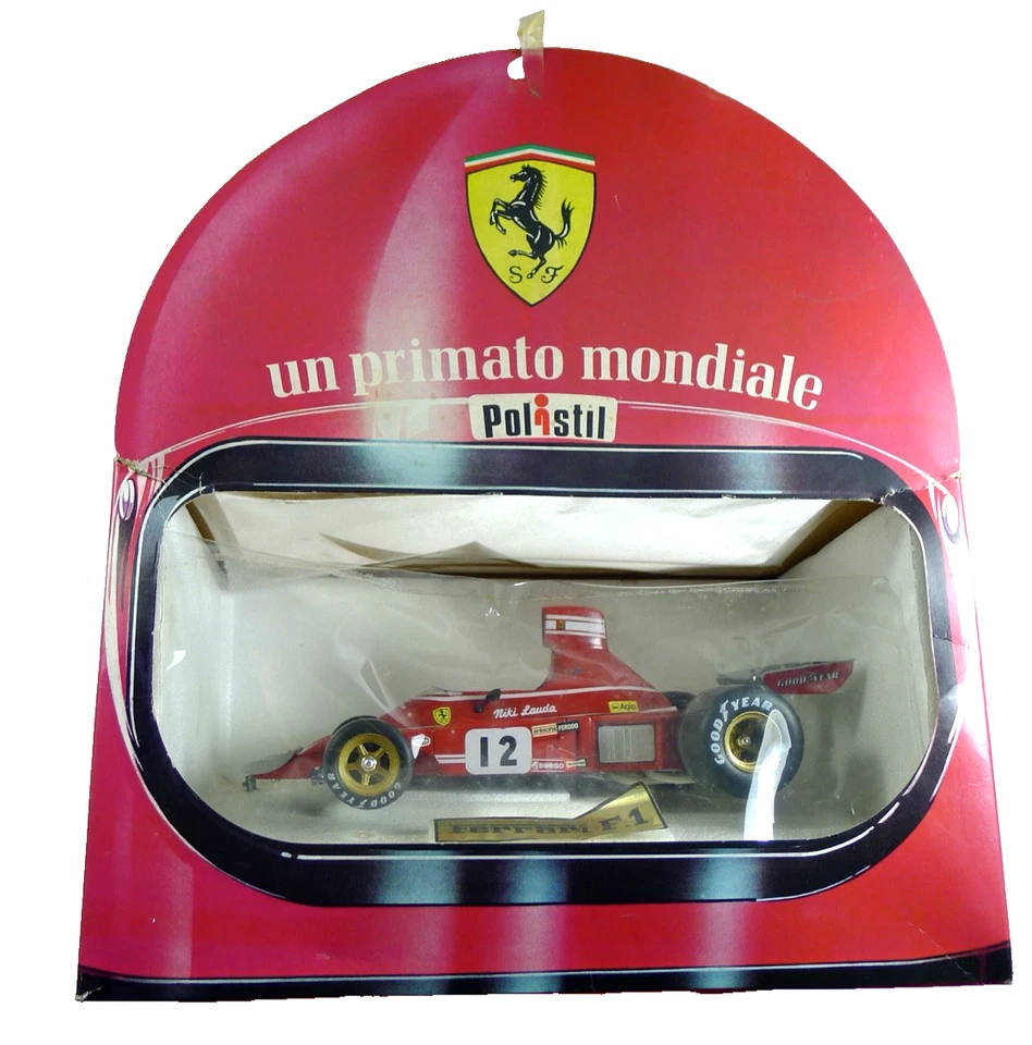IDEA REGALO MODELLINO FORMULA 1 NIKI LAUDA F1 FERRARI 312 POLISTIL 1:16 - Immagine 1 di 4