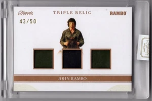 2024 Keepsake Edition John Rambo #168 Triple Relic Patch /50 SSP - Picture 1 of 2