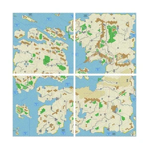 Camelot USA Wargame Blitzkrieg - Mapa Mundial VG+ - Imagen 1 de 1