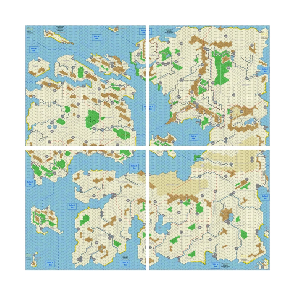 Camelot USA Wargame Blitzkrieg - Mapa Mundial VG+ - Imagen 1 de 1