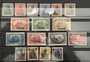 ALEMANIA - Danzig primeras emisiones todo como nuevo nunca montado con altos valores - CV $105 - Imagen 1 de 1