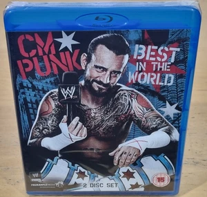WWE CM Punk - Best In The World Blu-Ray PAL 2 Disc Set New & Sealed Wrestling - Bild 1 von 2