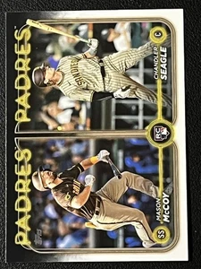 2024 Topps Update #US227 Chandler Seagle / Mason McCoy RC San Diego Padres - Bild 1 von 2