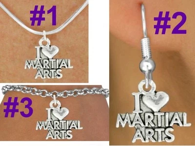 Joyería Karate AMOR ARTES MARCIALES Palabras Tae Kwon Judo Deporte Ejercicio Defender Niños Foto 1 de 3