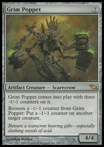 MTG Grim Poppet ~ Shadowmoor M/P to HP - Image 1 of 1