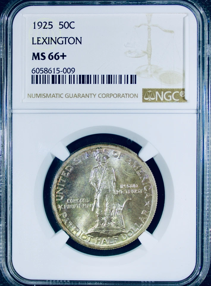 1925 Lexington Commemorative Half Dollar - NGC MS-66+ - 66 Plus Unique - Image 1 of 4
