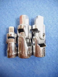 Craftsman Lot Of 3  - [2] 1/2" Drive Universal Joint #4425  - [1] 3/8 4435 - Bild 1 von 3