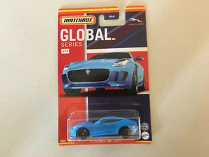 '15 Jaguar F-Type Coupe - blau - 2021 Matchbox #4 GLOBAL UK Series 4/14 A101 - Bild 1 von 1