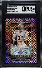 Brock Purdy 2022 Prizm Purple Power Autographed 9/49 SGC 9.5 MT+ 10 AUTO