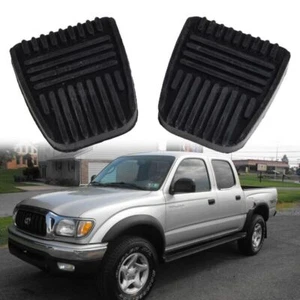 1 Pair Rubber Replacement Brake Clutch Pedal Pads Cover For Toyota Tacoma 95-01 - Picture 1 of 15