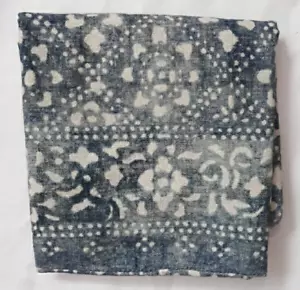 Single (1) Pottery Barn Pillow Sham Leada Blue Stencil Print Standard Size - Picture 1 of 5
