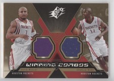 2005 SPx Winning Combos Materials Spectrum /25 David Wesley Charlie Ward #WC-WW
