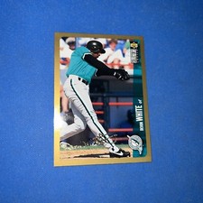 1996 Collector's Choice Gold Signature Marlins MLB Card #557 Devon White🔥1105