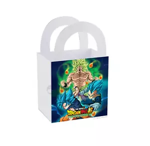 8 Dragon Ball Super Broly Treat Box Party Favor Loot Goody Bag Birthday 3" x 3" - Picture 1 of 6