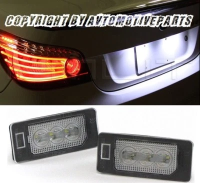 Luci Targa Posteriori Placchette LED con Canbus BMW SERIE 5 E60 E61 2003-2010 - Immagine 1 di 4