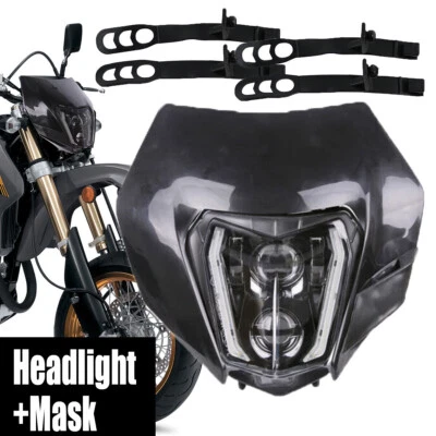 Máscara Faro LED DRL para SUZUKI DRZ400 E/S/SM DR200S DR650SE DRZ400SM DRZ400S Foto 1 de 4