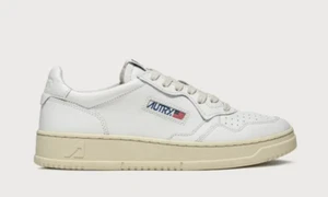 AUTRY 01 NIEDRIGE DAMEN MEDAILLENGEWINNER NIEDRIGE SNEAKER IN WEISSEM LEDER AULW/LL15 - Bild 1 von 6