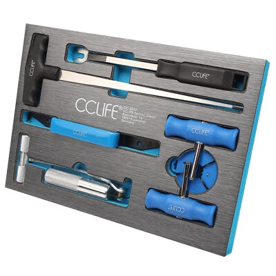 BROILISSIMO Autoglas Ausbau Werkzeug - 7tlg Windschutzscheiben Reparatur Set Scheibenausbau