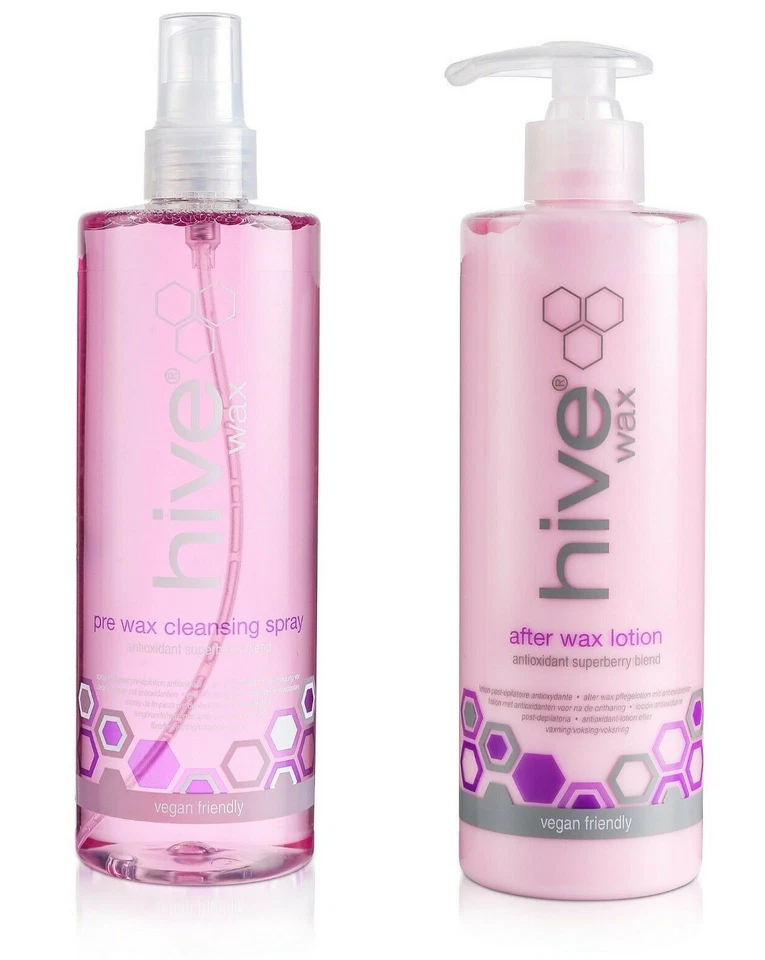 HIVE SUPERBERRY BLEND Pre Cleanser spray & After Wax Lotion 400ml