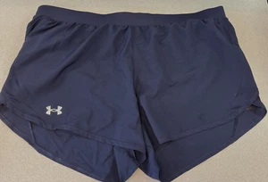 NEW Under Armour Loose Womens XL Running / Gym Shorts Navy Blue Retails for $25 - Picture 1 of 7