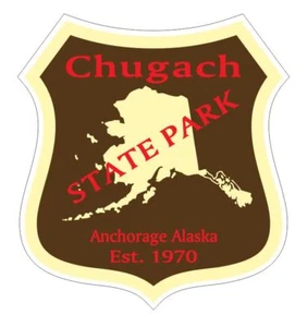 Chugach State Park Sticker R4876 Alaska YOU CHOOSE SIZE - Picture 1 of 1