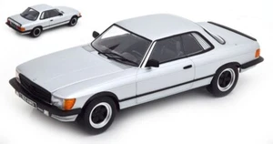 KK Scale MERCEDES 500 SLC 1985 SILVER/MATT BLACK 1:18 - Foto 1 di 1
