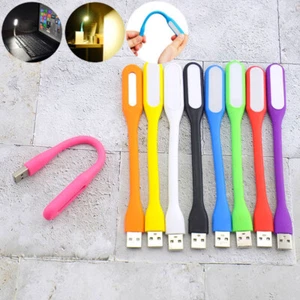 Mini USB LED Flexible Reading night Lights Book Lamp For PC powerbank lighting - Picture 1 of 8