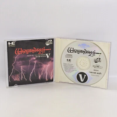WIZARDRY V 5 PC Engine SCD ccc pe - Image 1 of 2